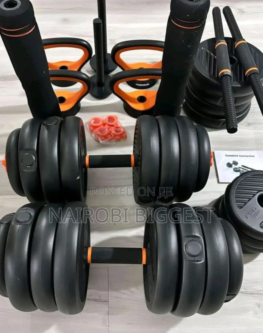 50kg 6in1 Dumbbell/Kettlebell