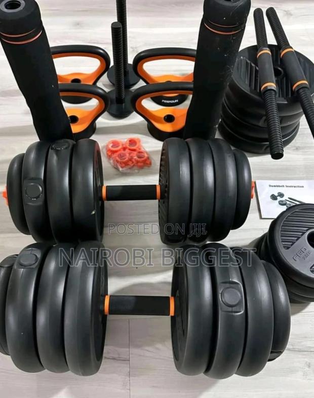 50kg 6in1 Dumbbell/Kettlebell