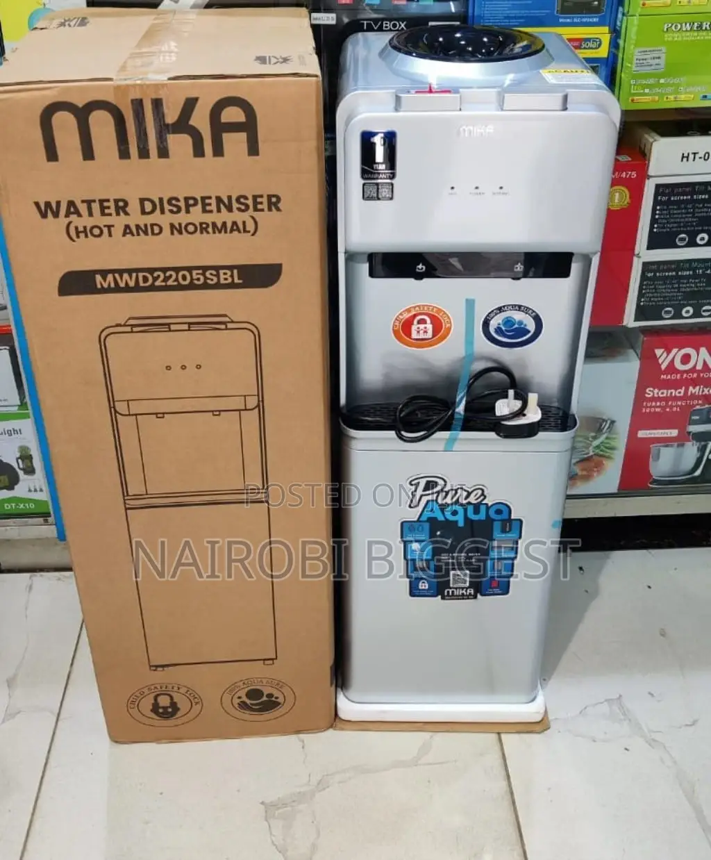 Mika Dispenser Hot, Cold  And Normal With Child Safety Lock