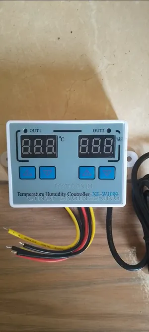 Home Thermostat and Hygrometer Device