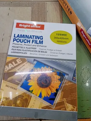 BRIGHT OFFICE Lamination Pouch A3 100 Pieces