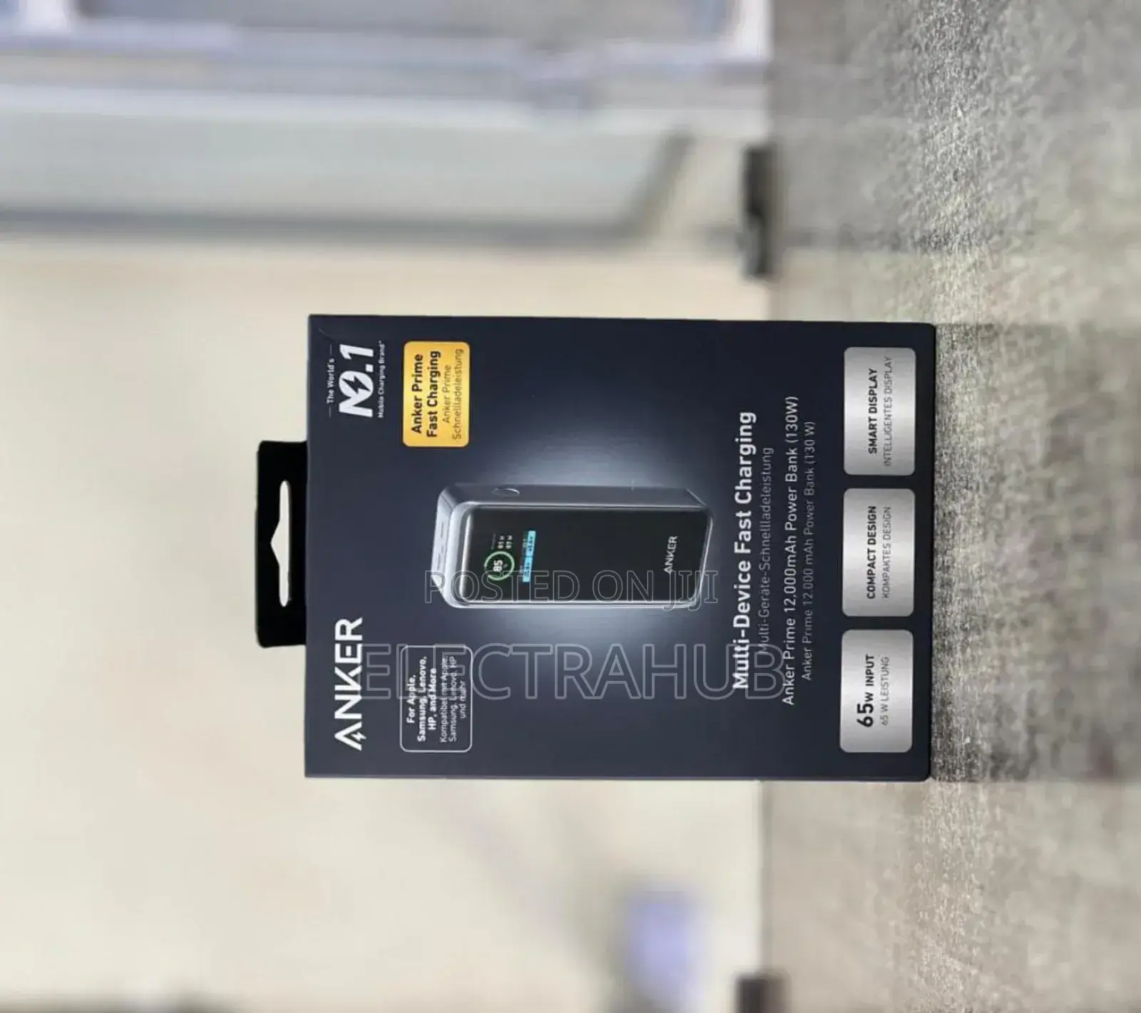 Anker Prime 12000mah (130W) Powerbank New Sealed in a Shop