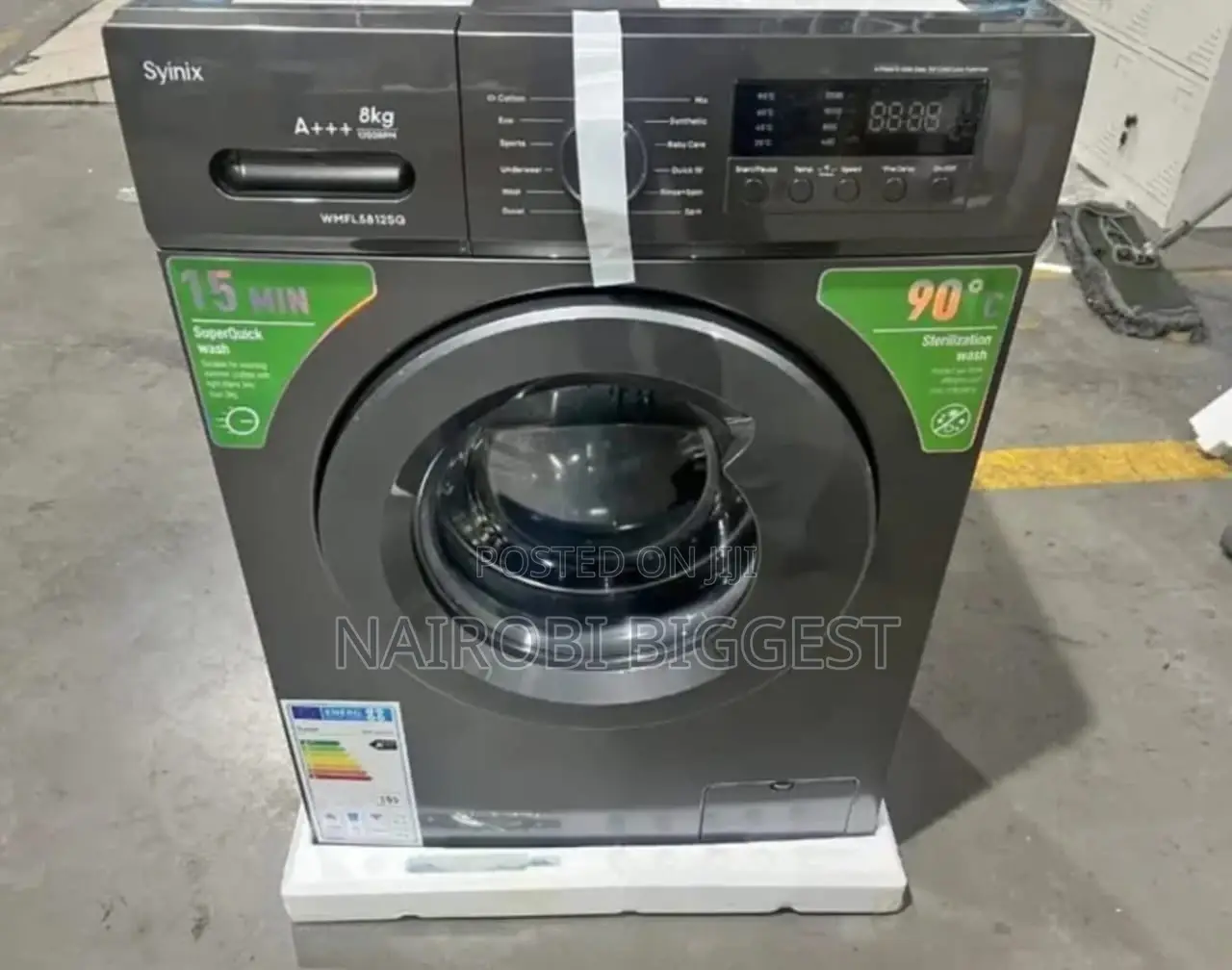 8kgs Syinix Front Load Washing Machine