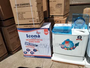 Icona 9kg Twin Tub Top Load Semi Automatic Washing Machines