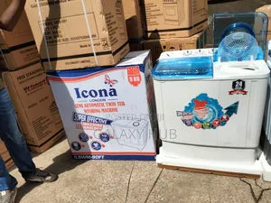 Icona 9kg Twin Tub Top Load Semi Automatic Washing Machines