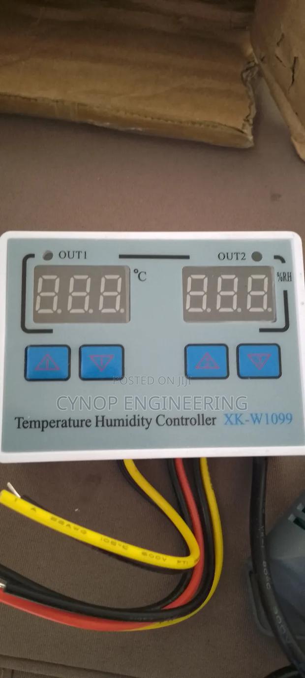 Incubator Thermostat and Hygrometer Control - main view