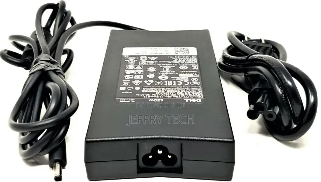 Original Dell Laptop AC Adapter 19.5V 6.7A 4.0 X 3.0 130W Fo