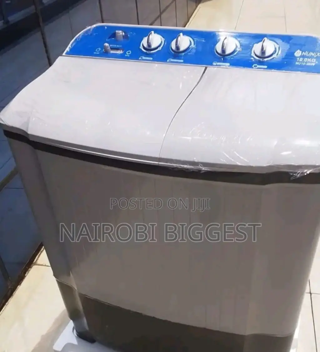 Nunix 10kg Wash/Spin Washing Machine