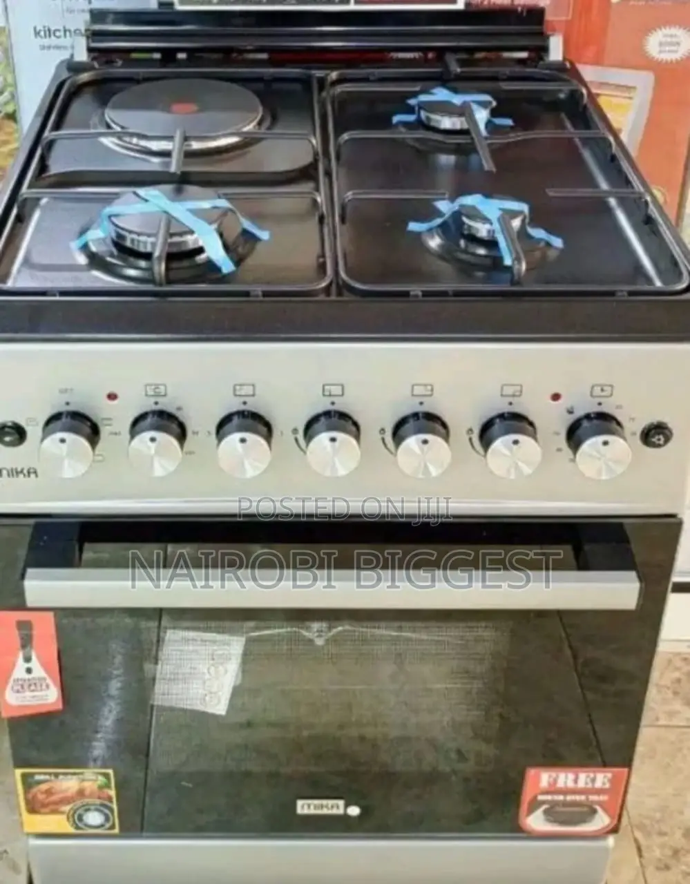 Mika 3+1 60 By 60 Standing Cooker