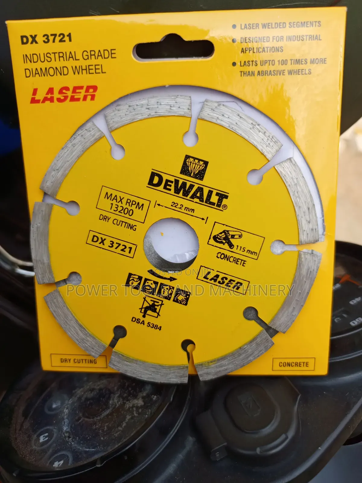 Genuine Dewalt Diamond Cutting Disc 4"
