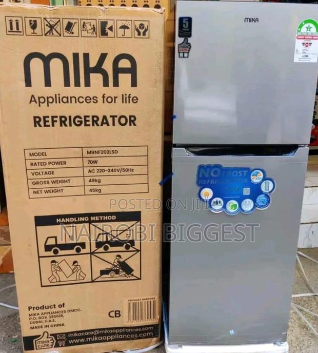 Excellent Mika 202litres No Frost Refrigerator