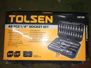 Tolsen 15138 Industrial 46pcs , 1/4socket Set