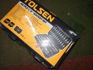 Tolsen 15138 Industrial 46pcs 1/4 Socket Set