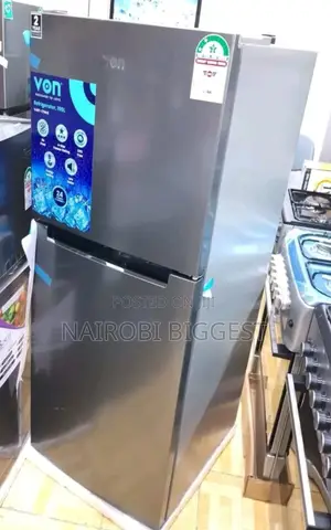 Excellent Von 255litres Double Door Fridge