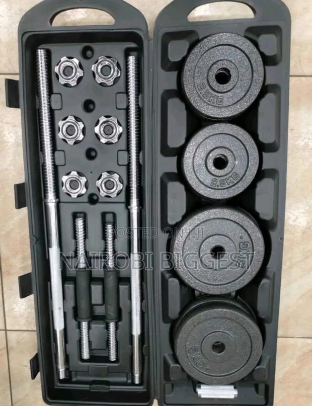 Adjustable 50kgs With Case Chrome Dumbells