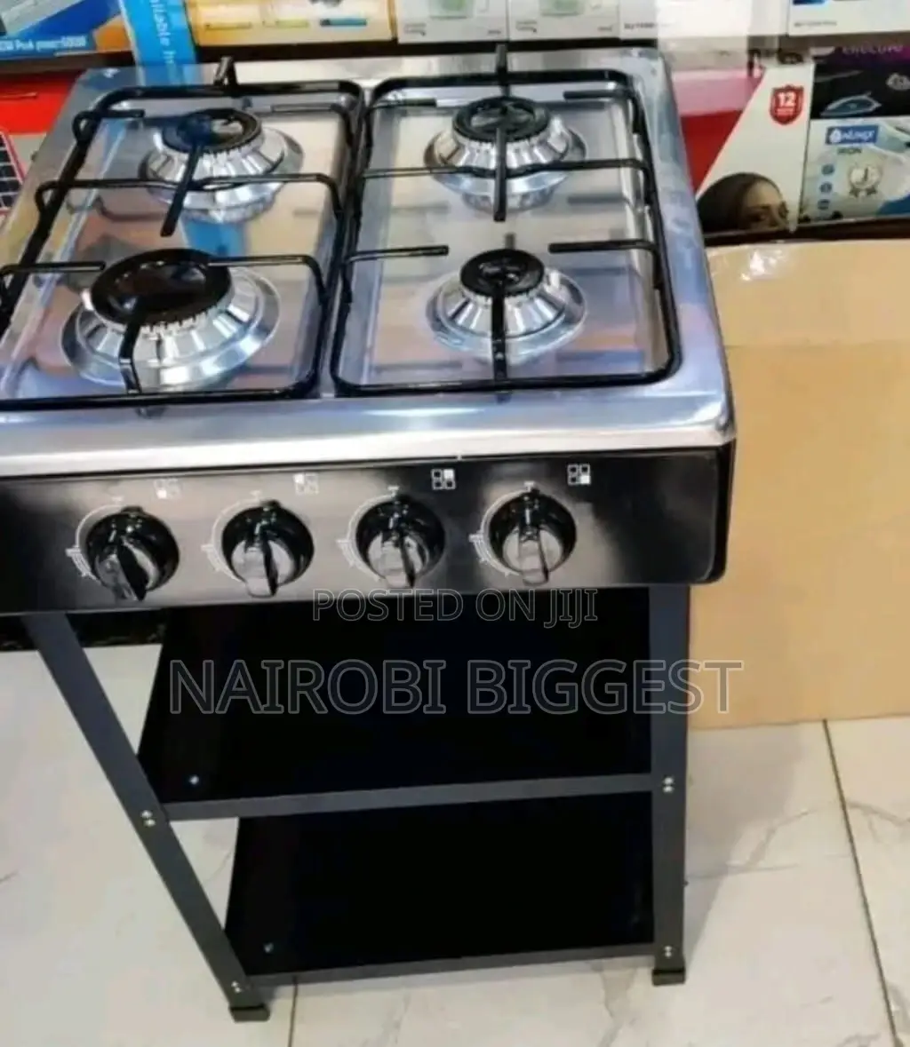 Premier Cooker 4 Burner + Shelves