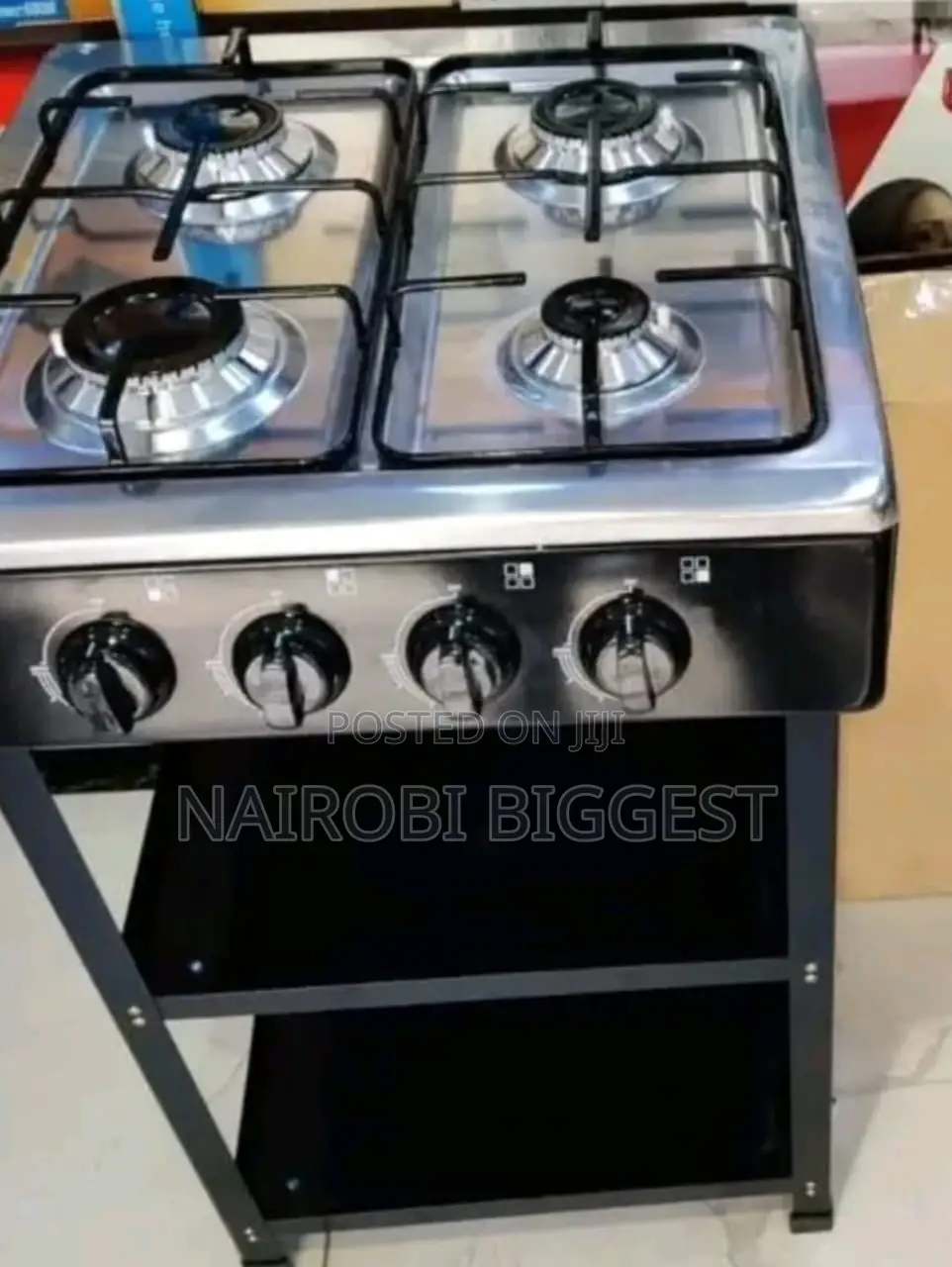 Wonderful Premier Cooker 4 Burner + Shelves