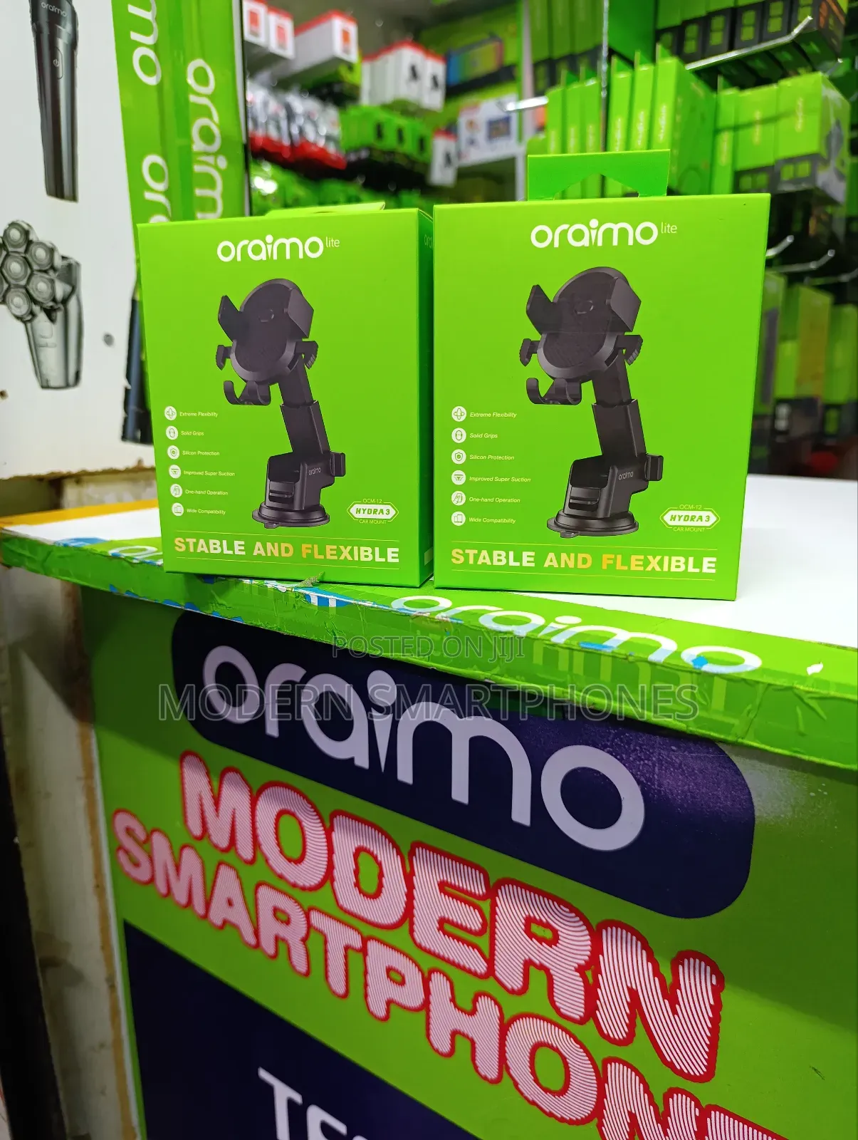 Oraimo Car Mount Stable and Flexible