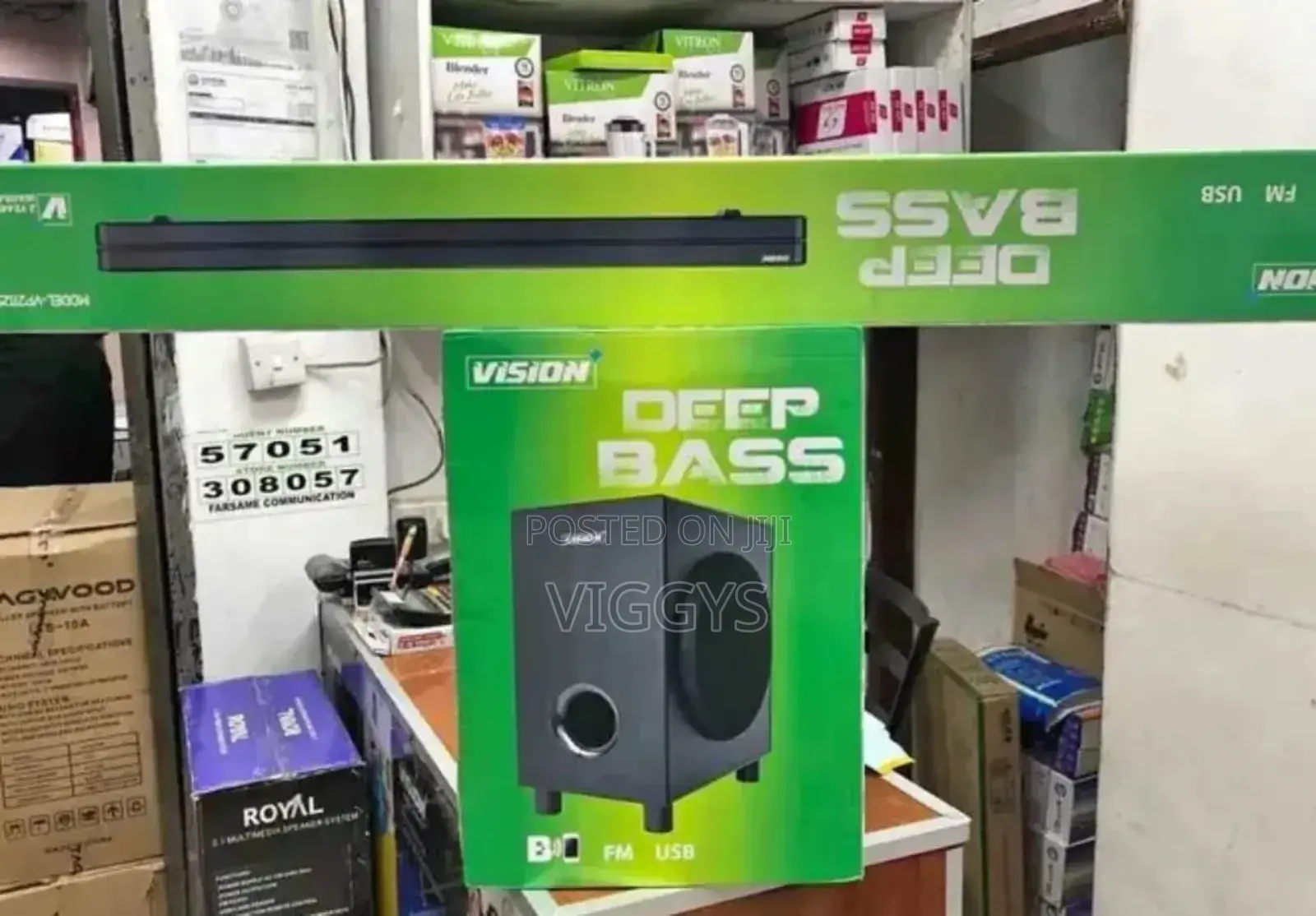 Brand New Vision Deep Base Sound Bar USB/B