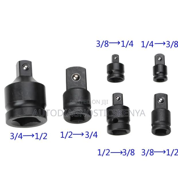 6 Piece Reducing and Expanding Socket Spanner Adapter Set - main view