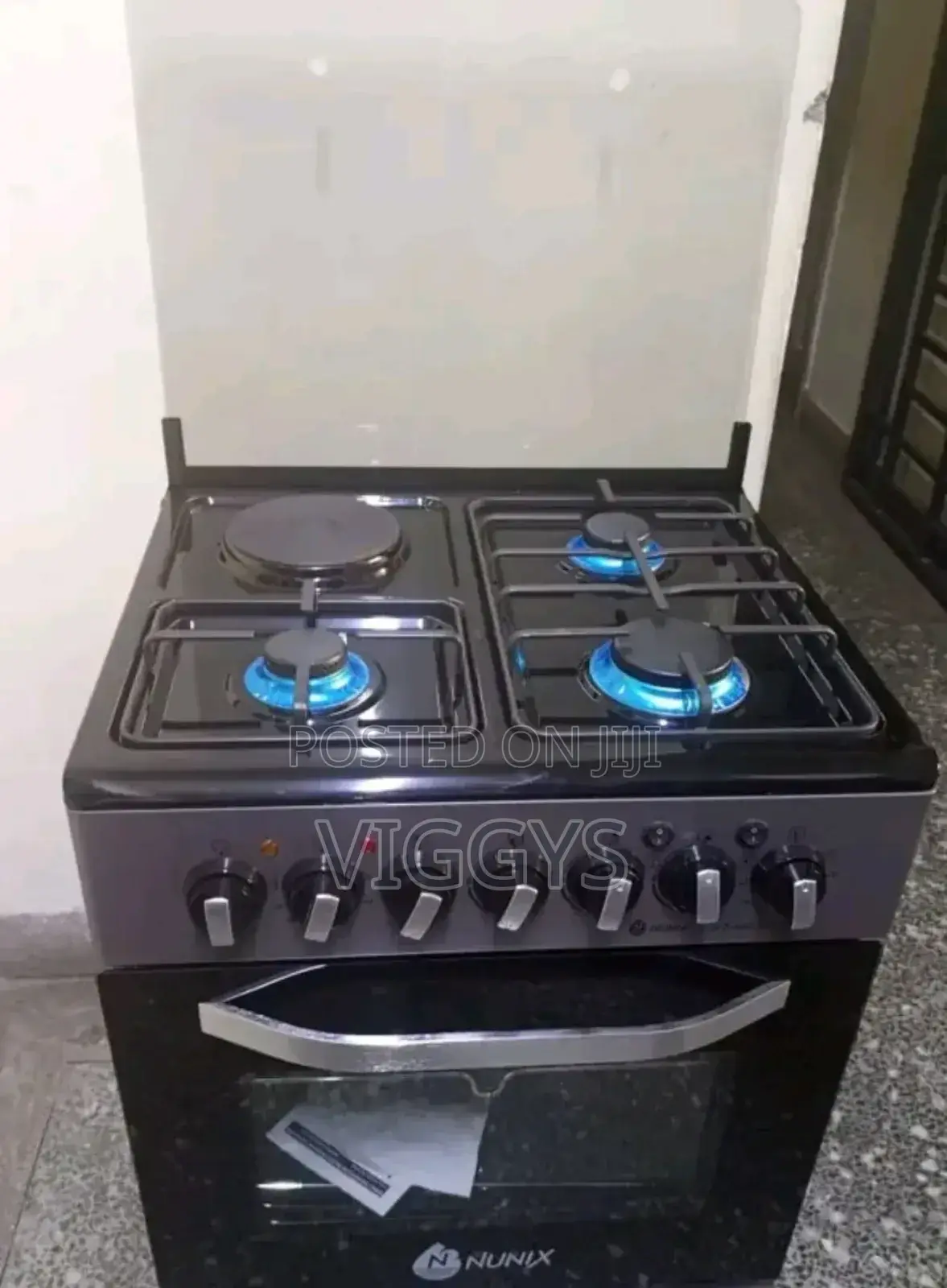 Nice Nunix 60by60 3+1 Electric Oven Cooker