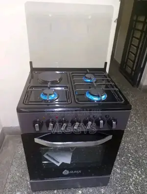£Quality Nunix 60by60 3+1 Electric Oven Cooker