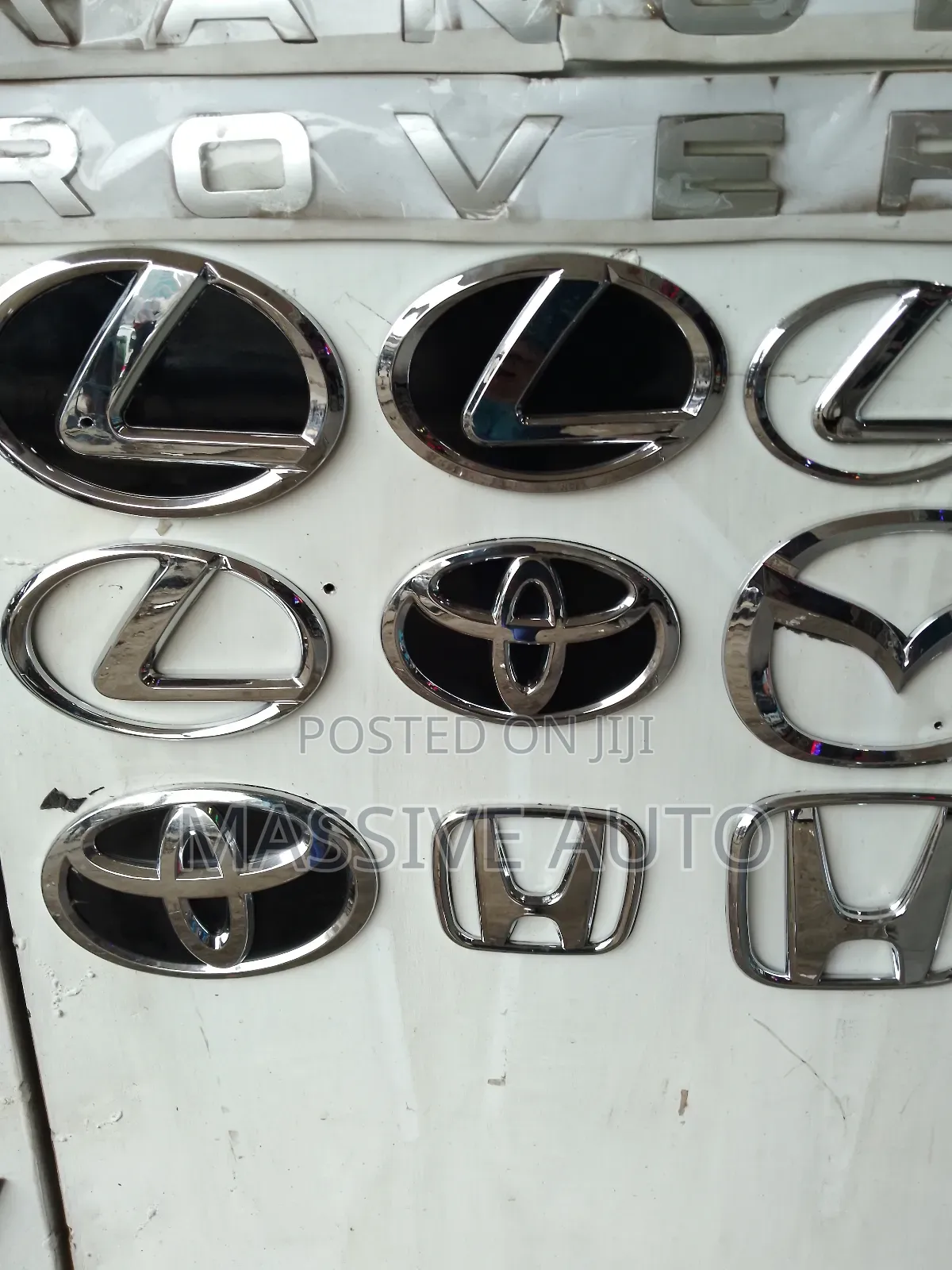 Lexus,Honda, Toyota,Mazda Front Logos/ Emblems