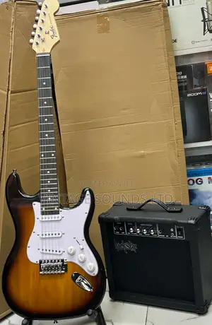 Fender Stratocaster Electric Lead Guitar Rockstar Mini Combo