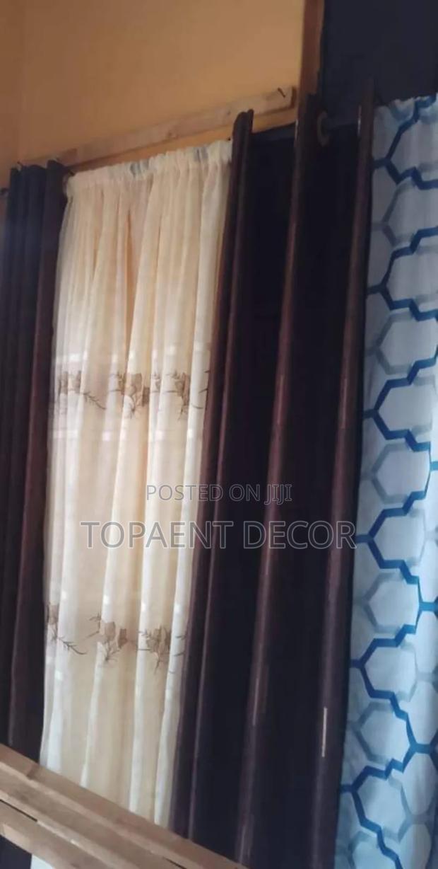 Chocolate Brown Window Curtains and Sheers - main view