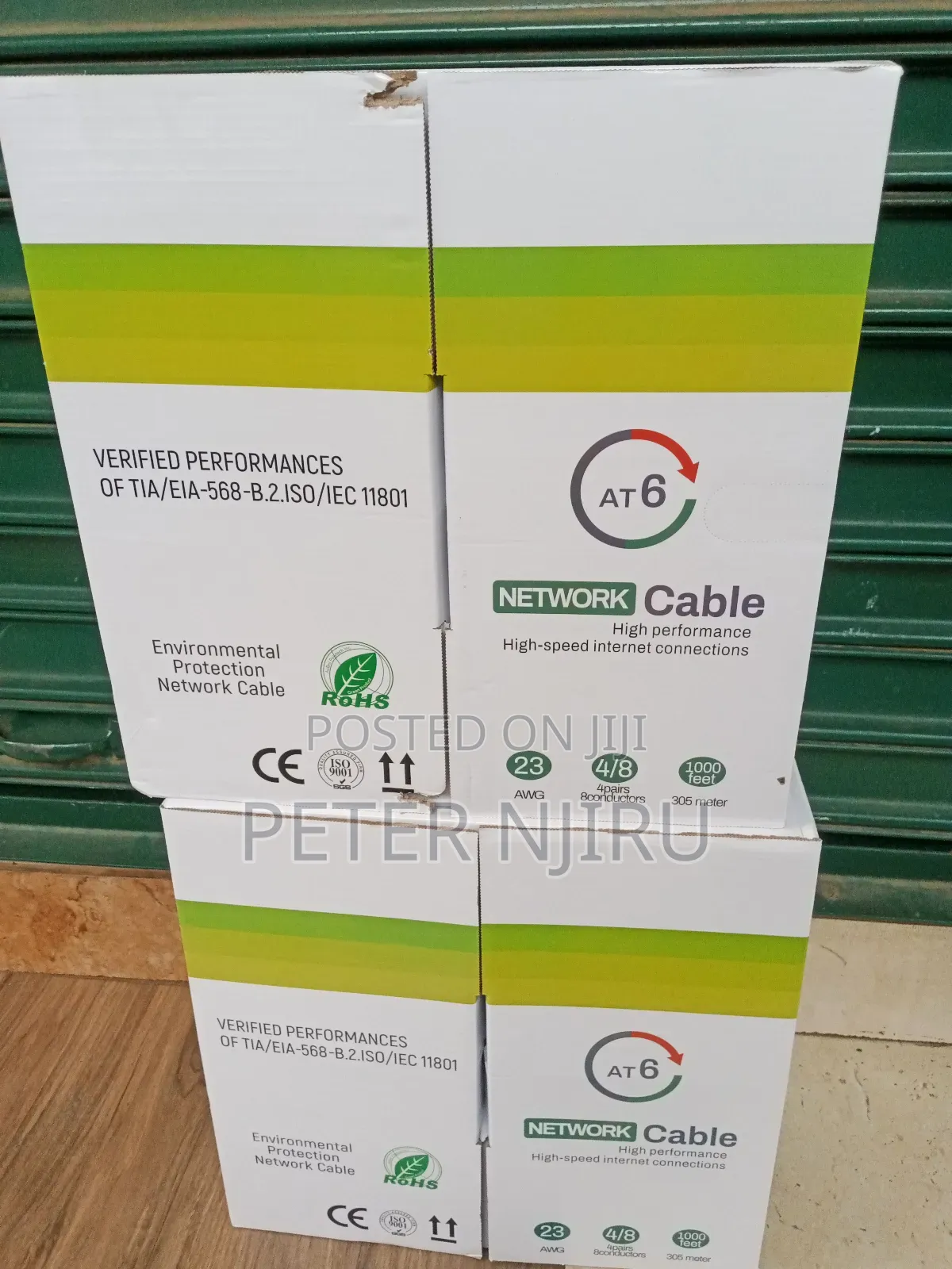 Cat 6 Network Cable 23 Awg 305 M