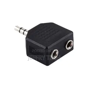 3.5mm Male To Dual 3.5mm Female Splitter Adapter