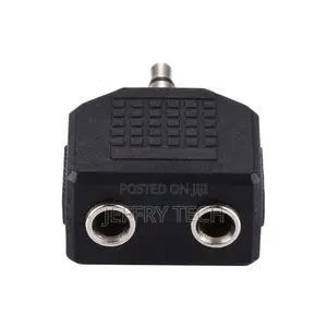 3.5mm Male To Dual 3.5mm Female Splitter Adapter