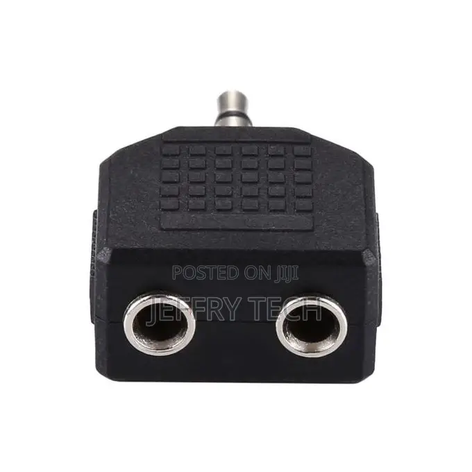 3.5mm Male To Dual 3.5mm Female Splitter Adapter