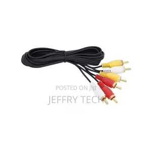 Audio 3RCA Male to 3RCA Male Cable - 1.5m