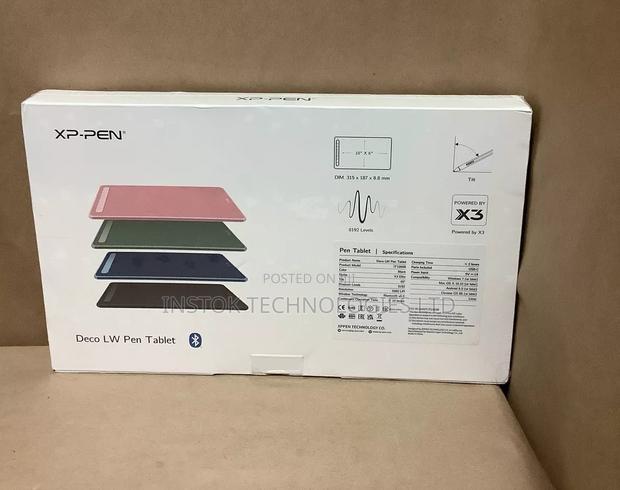XP-PEN Deco LW Bluetooth Wireless Graphics Drawing Tablet - thumbnail 3
