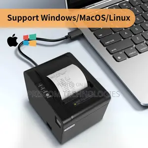 POS Receipt Printer, 80mm Thermal Receipt Printer USB Serial