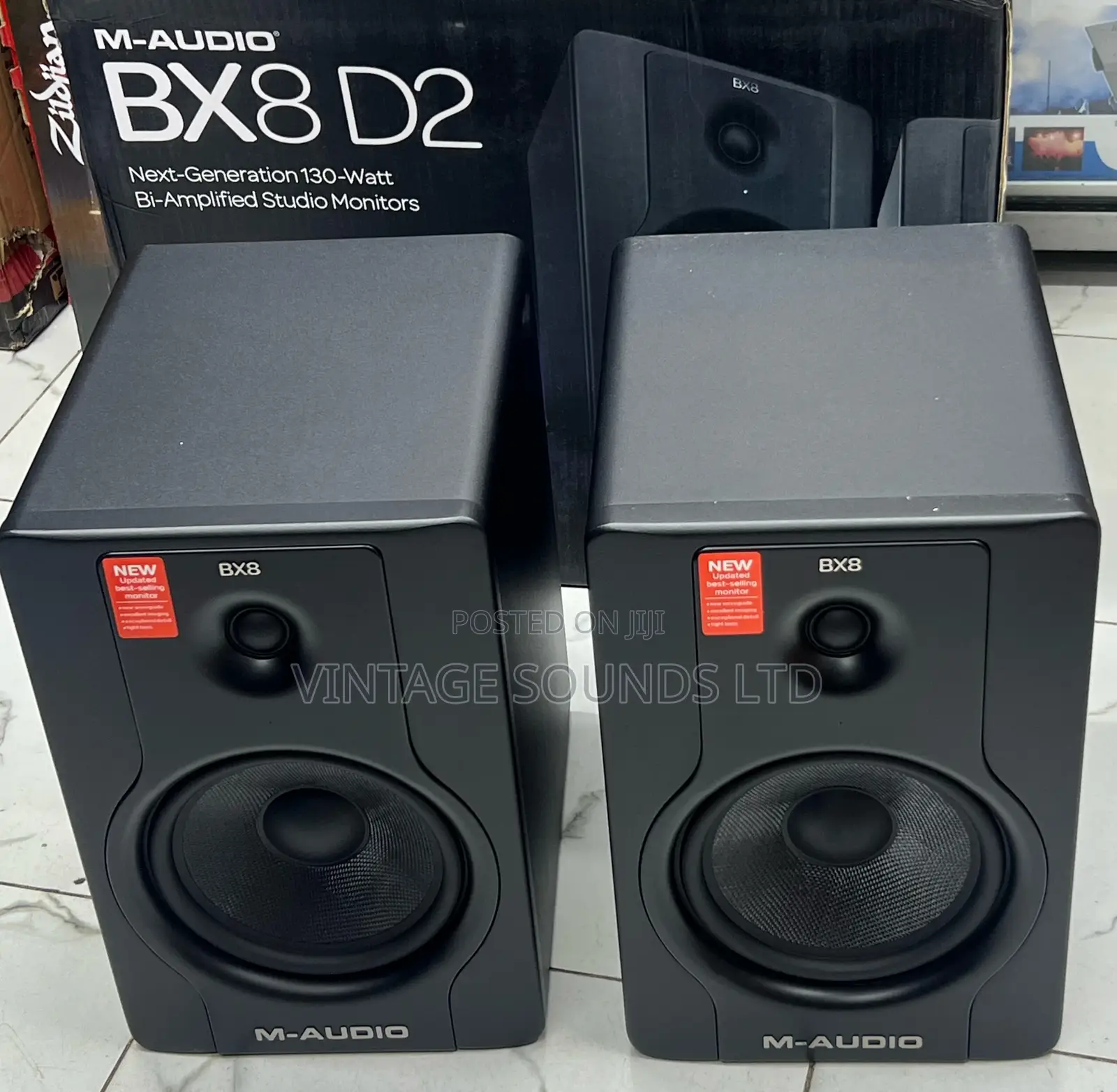 M-Audio Bx8 D2 Active Studio Monitor Speakers