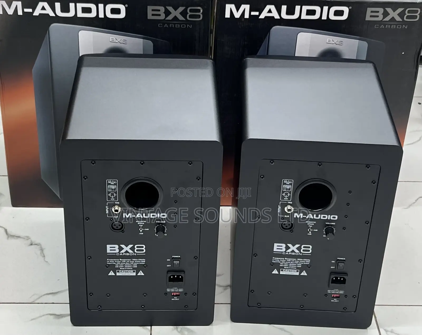 M-Audio Bx8– Carbon Twin Studio Monitors (Speakers)