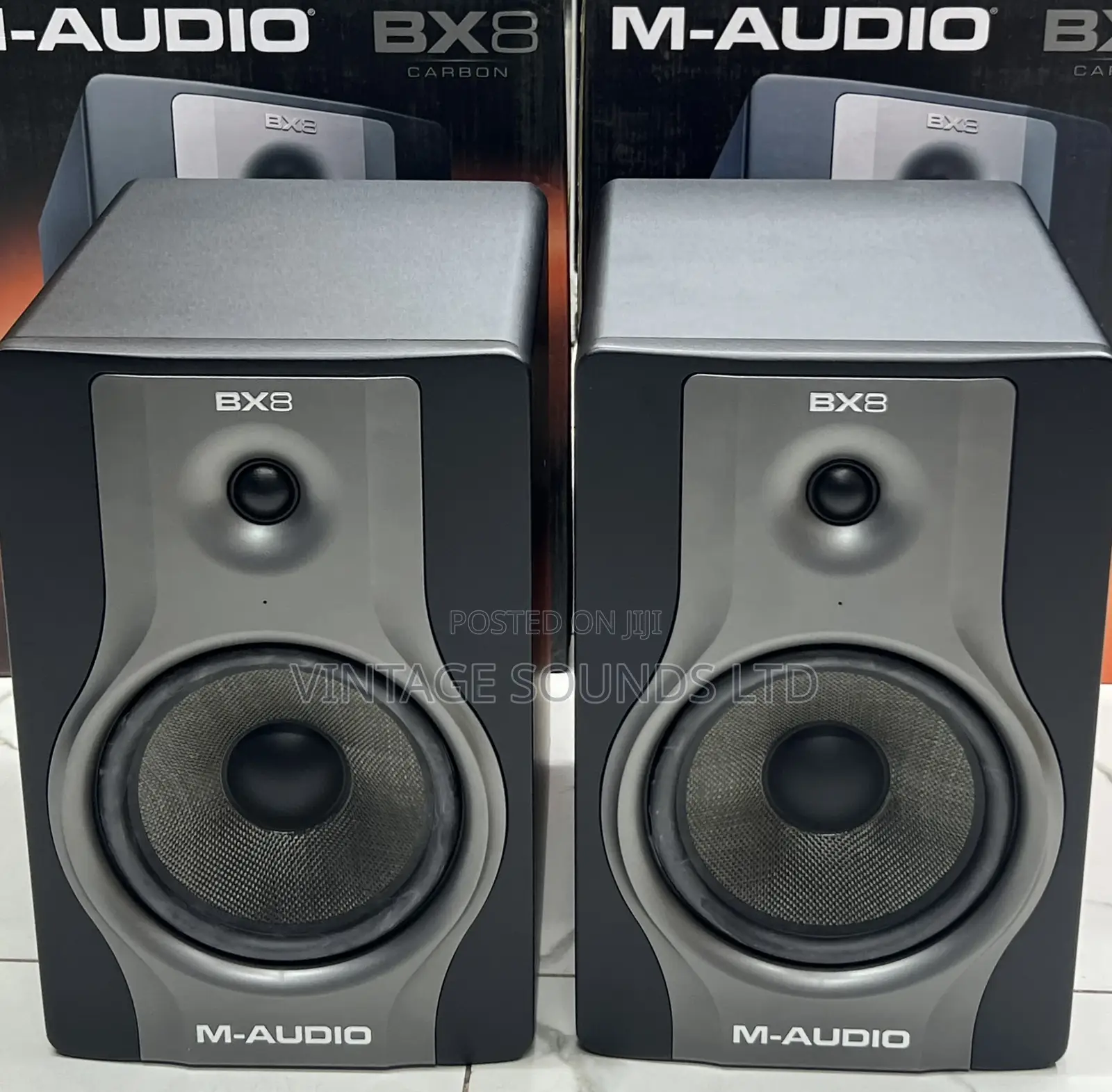 M-Audio Bx8– Carbon Twin Studio Monitors (Speakers)