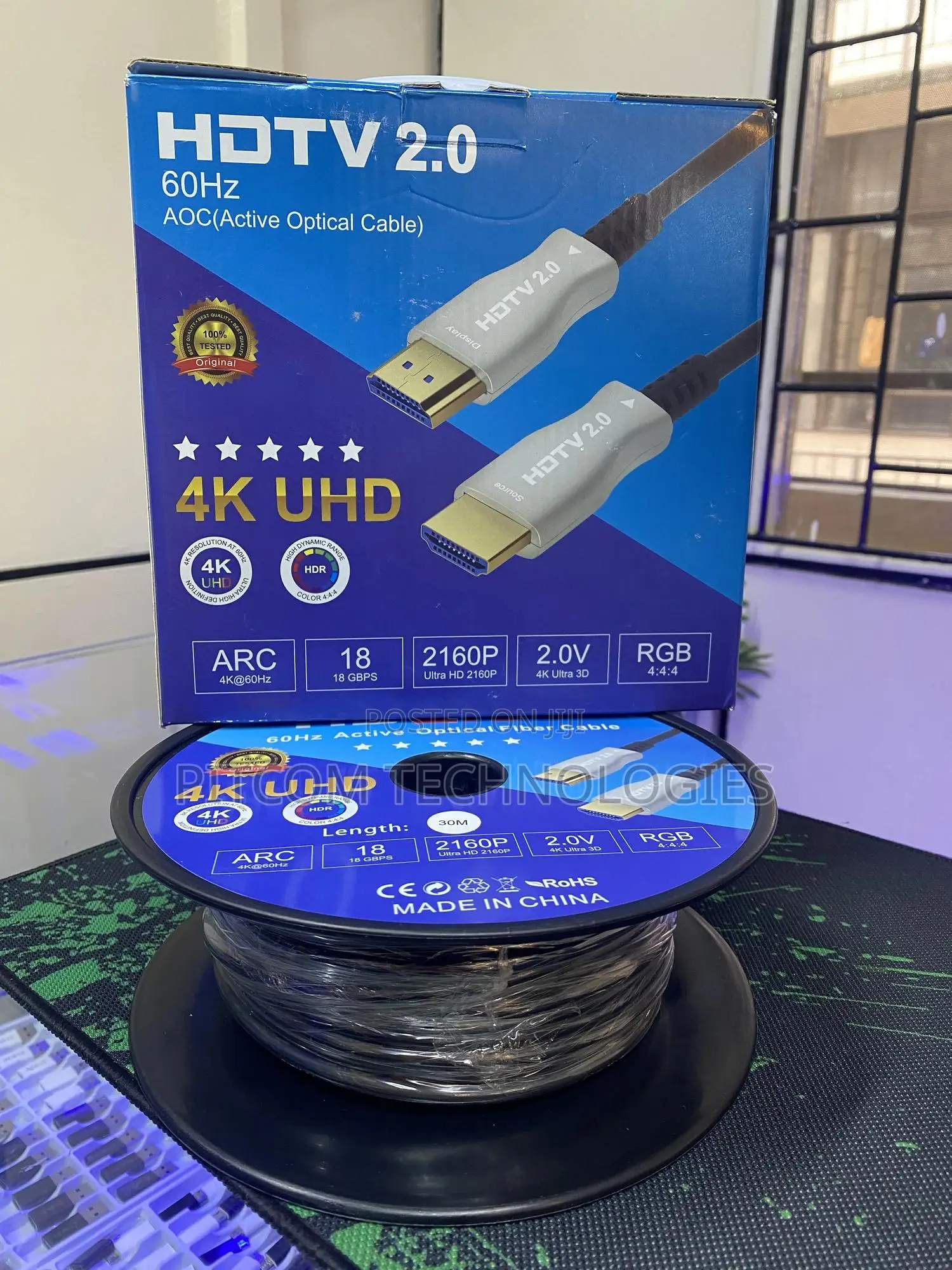 30m Hdmi Fiber Optical Cable