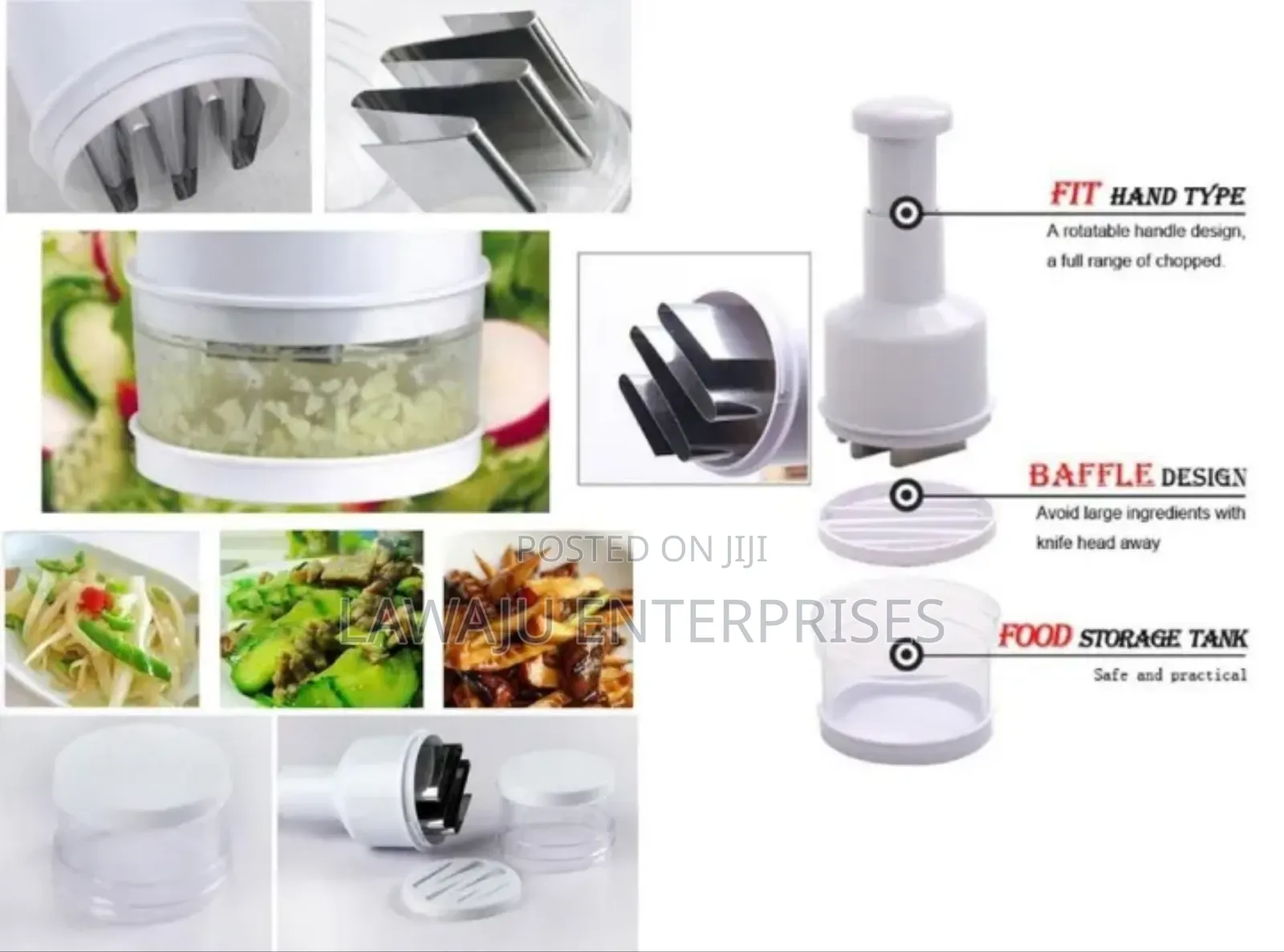 Onion / Garlic Vegetable Chopper/Food Press