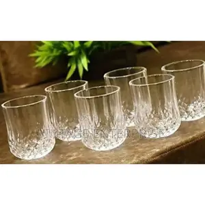 Set of 6 Diamond Short Glass 