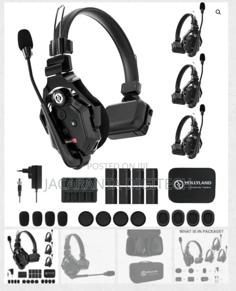 Hollyland Solidcom C1-4s Intercom 4 Headset System