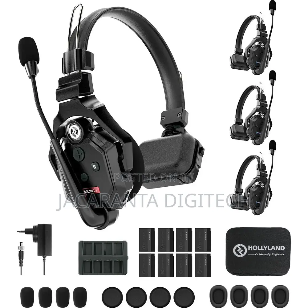 Hollyland Solidcom C1-4s Intercom 4 Headset System