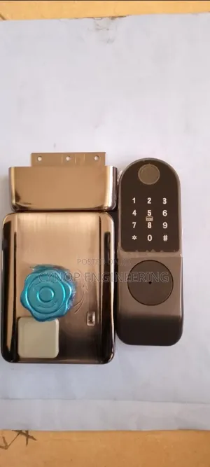 Secure Entry Lock With Fingerprint Scan
