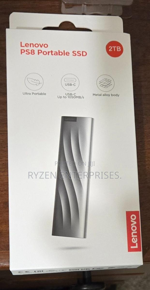 Lenovo Ps8 Portable External Ssd 2tb - main view