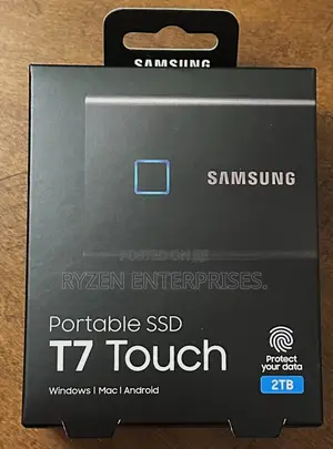 Samsung T7 Touch Portable External SSD 2TB With Fingerprint