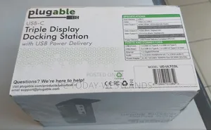Plugable USB Type-C Triple Display Docking Station Mac/Win