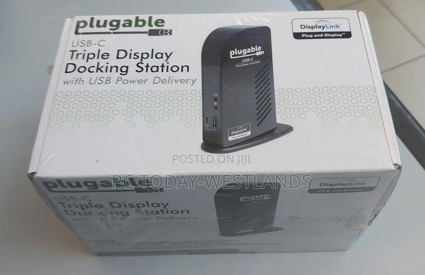 Plugable USB Type-C Triple Display Docking Station Mac/Win - thumbnail 4