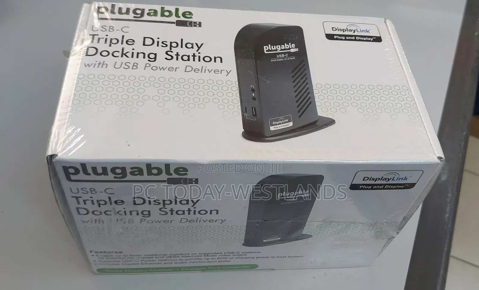 Plugable USB Type-C Triple Display Docking Station Mac/Win